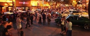 Crowd at the Burbank Car Classic