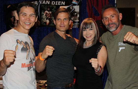 People promoting Dragonfest Expo