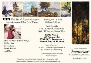 "Impressions" CTN Meetup and Art Opening at Urban Press Winery