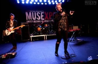 musexpo 2019 singer on a stage
