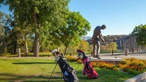 DeBell golf course, tucked away in the foothills of the Verdugo Mountains.
