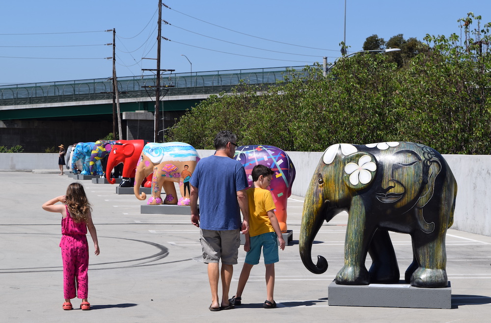 Elephant Parade Statue Lineup