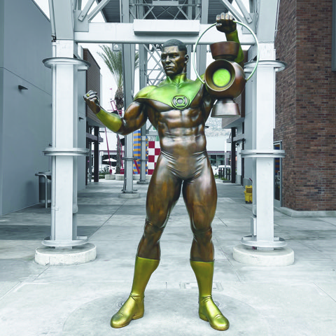 Green Lantern Statue