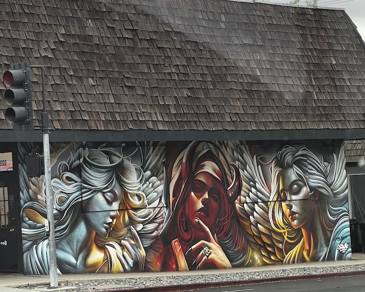 City of Angels mural by Scrap Graffiti