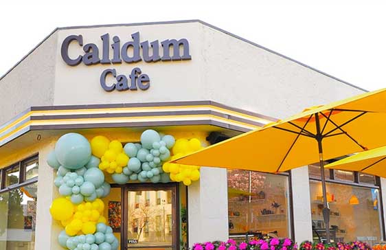 Entrance of Calidum Cafe